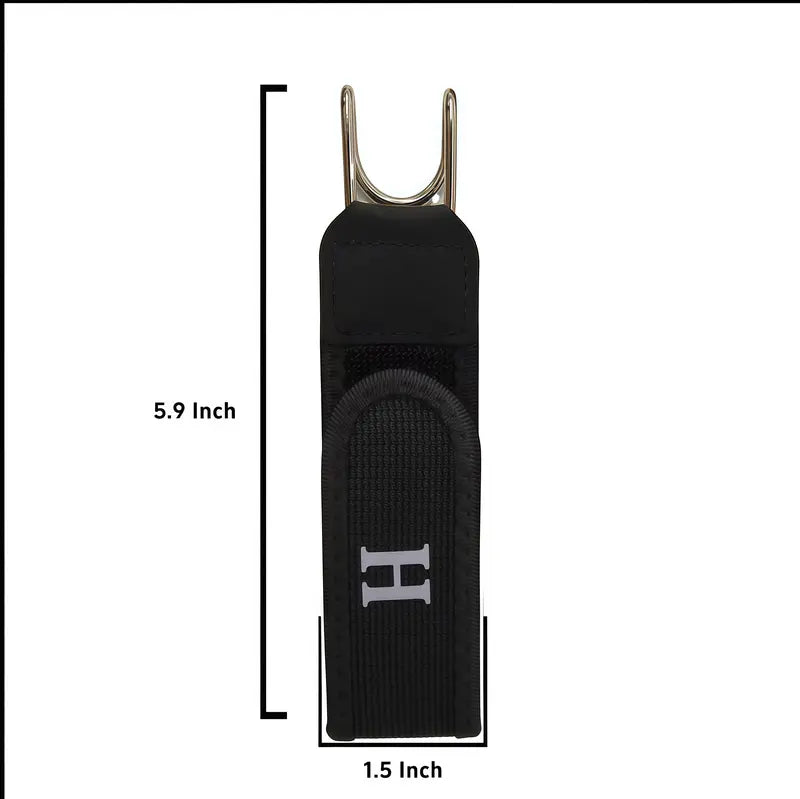 Tactical Metal Hook Elastic Belt (Unisex) No-Buckle Invisible Design | Soft Adjustable Side