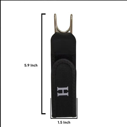 Tactical Metal Hook Elastic Belt (Unisex) No-Buckle Invisible Design | Soft Adjustable Side