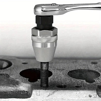 Juego de extractores de pernos rotos de 6-13 mm - Herramienta para extraer espárragos dañados de metal para llave de impacto y carraca, operación manual no eléctrica