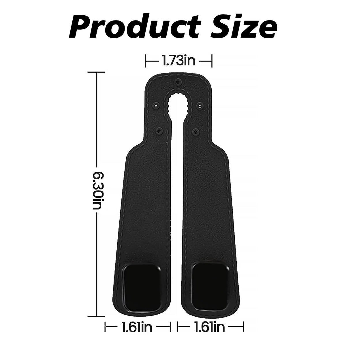 Paquete de 4 ganchos para reposacabezas de asiento de coche, ganchos dobles mejorados para el respaldo del asiento para juguetes de niños, sombreros, mascarillas y gafas de sol, de piel sintética suave y delicada