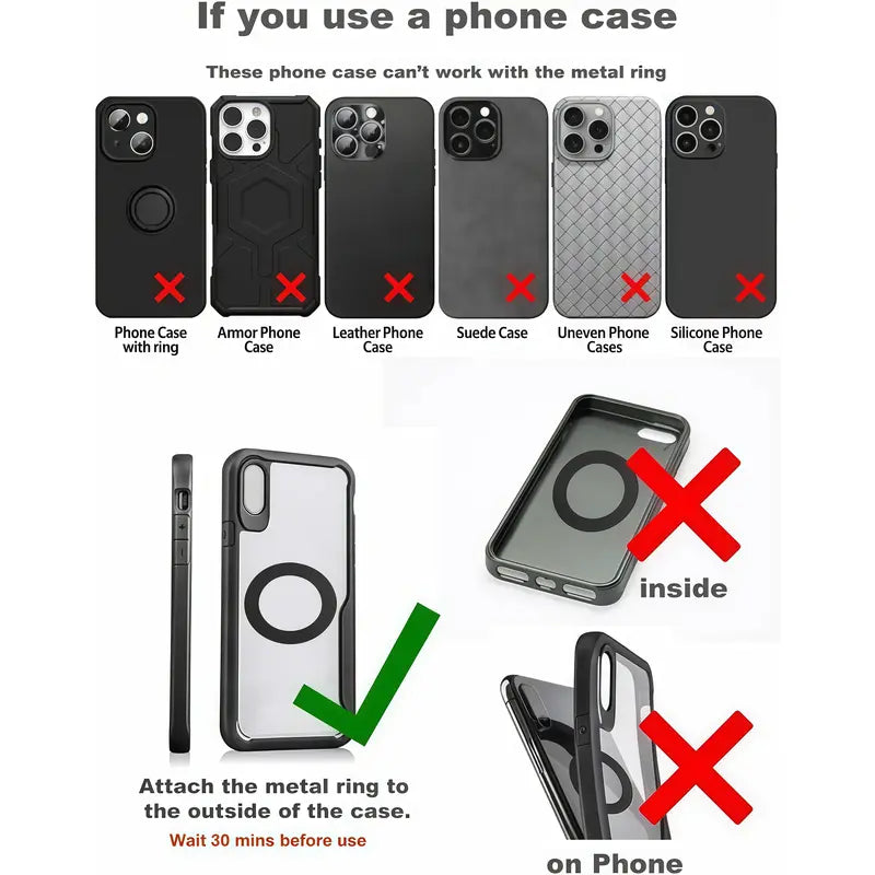 Soporte magnético universal para teléfono de coche con ventosa de succión fuerte para todos los teléfonos inteligentes y vehículos, diseño plegable, funciona en salpicaderos, gimnasios y espejos de baño