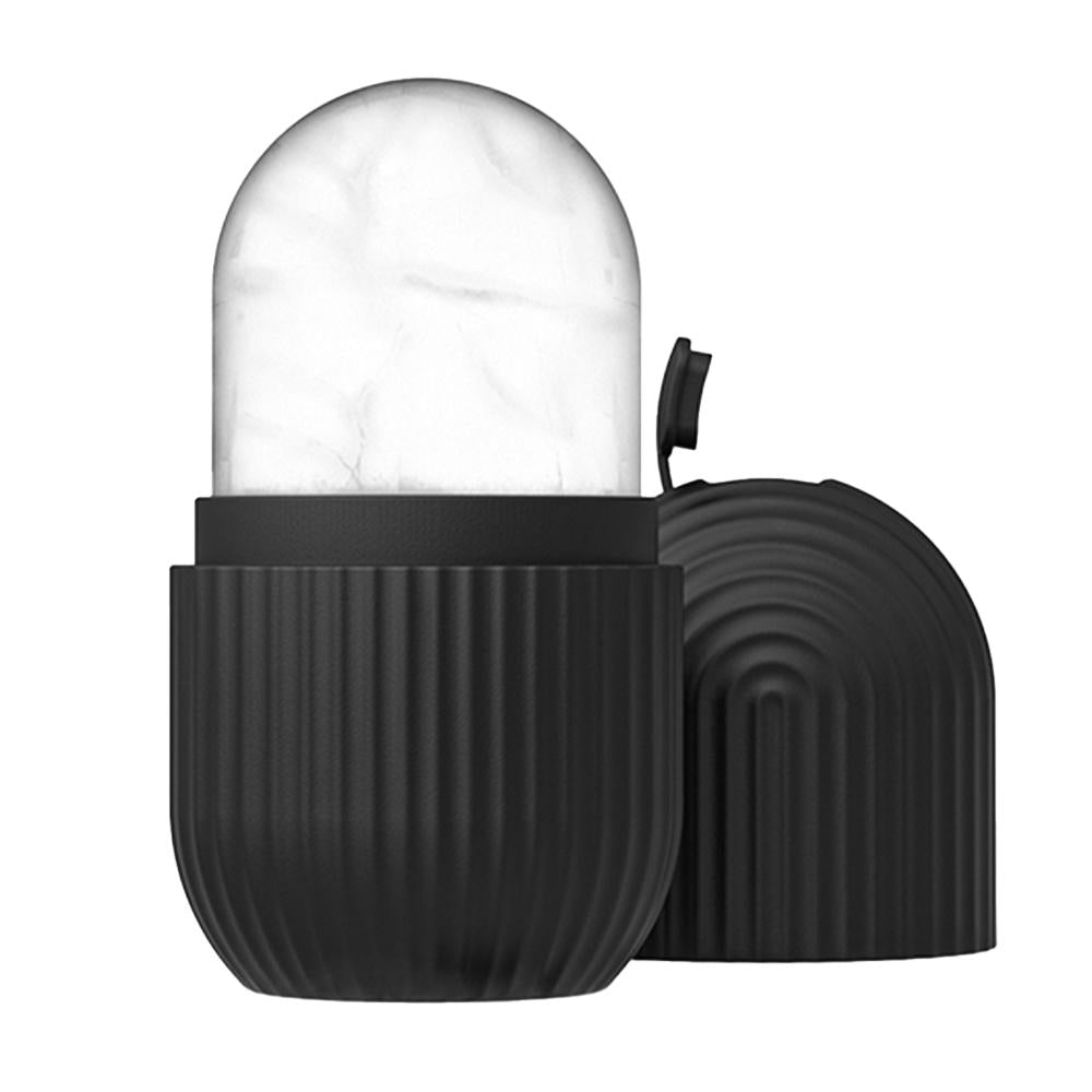 Rodillo de hielo para el rostro, 1 unidad, masajeador facial de silicona reutilizable, herramienta de belleza para el cuidado y limpieza facial, masajeador de belleza facial