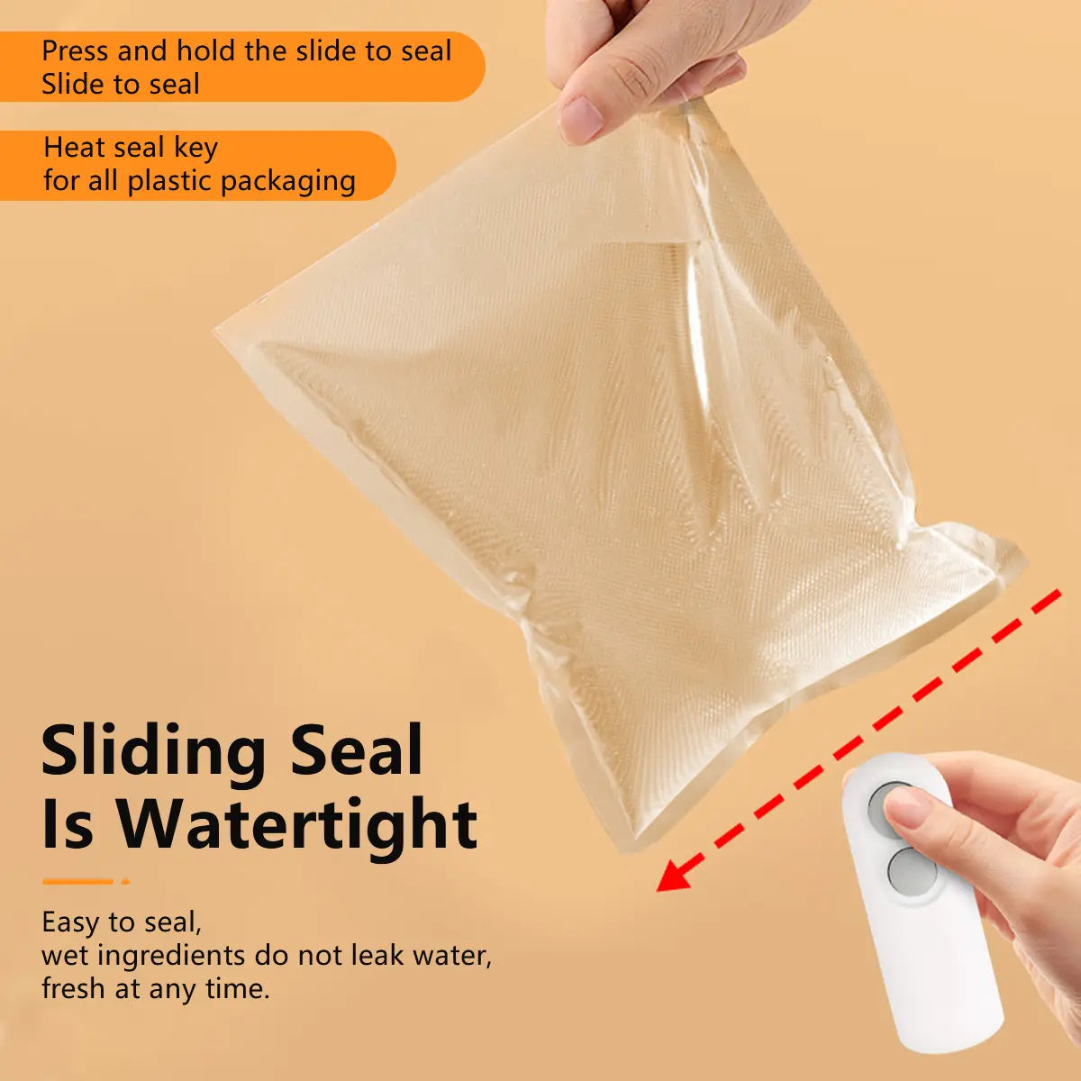 Mini snack bag sealing machine,2 in 1 heat USB rechargeable snack bag selaer,plastic Electric bag sealers, keep food fresh. Portable Sealer Picnics.