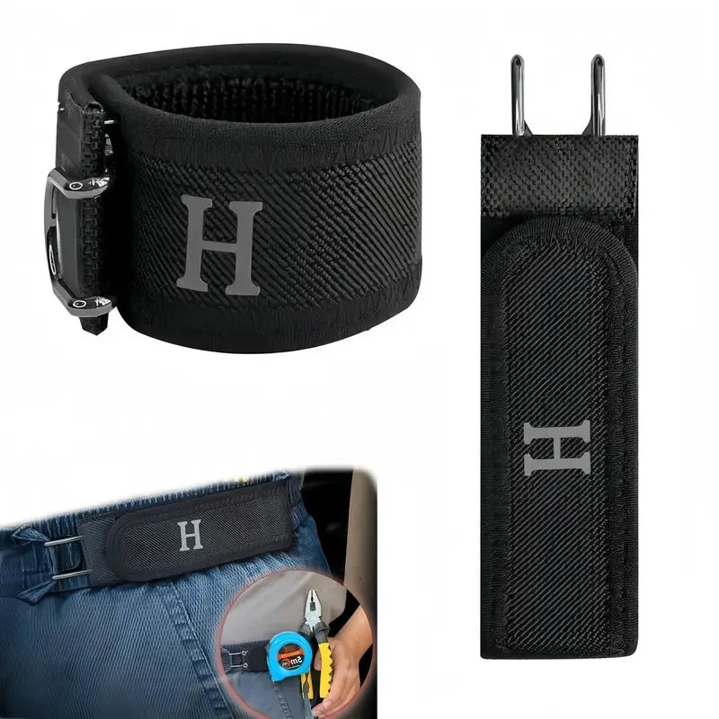 Tactical Metal Hook Elastic Belt (Unisex) No-Buckle Invisible Design | Soft Adjustable Side